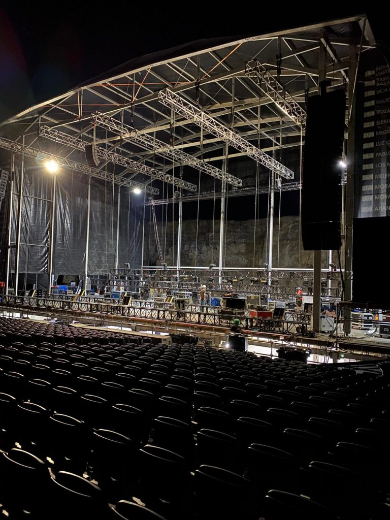 infraestructuras para conciertos